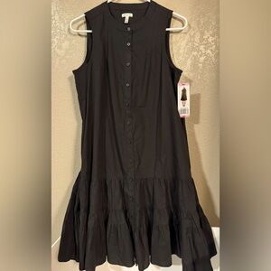 Joie Black Sleeveless Mini Dress